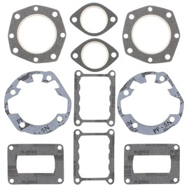 Vertex Vertex Top End Gasket Kit Compatible with/Replacement For John Deere 400 (Serial no. 55000-) (CCW) FC/2 74 75 1974 1975, JDX4 Reed Valve (CCW) FC/2 75 1975, JDX6 Reed Valve (CCW) FC/2 1974 1975
