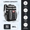 Maelstrom Backpack Cooler,Soft Lightweight Leakproof Cooler Backpack,50 Can Insulated Cooler