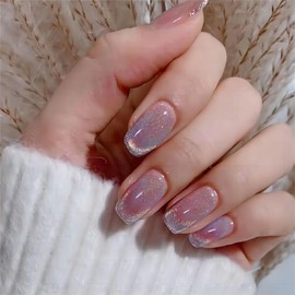 Press on nails, Pink Press On Nails, Impress Press On Nails Short, 24 Nail Kit (JP3222)