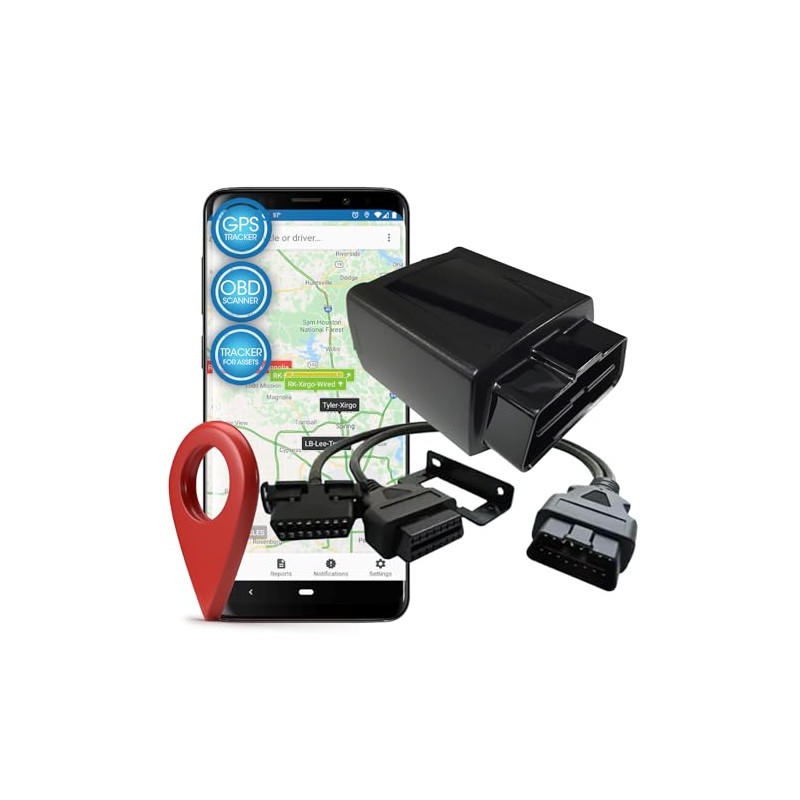 LoneStar Tracking OBD2 Y Cable - Wired GPS Tracker for