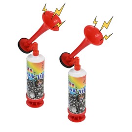 2PCS Handheld Air Pressure Horn, Air Horn, Airhorn Loud Noise Maker In Various Activities, Hand Klaxon Suitable For Car Marine Boats Sports Events Camping Universal
