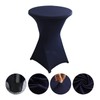 iEventStar 30 inches 32'' Highboy Cocktail Round Stretch Spandex Fitted