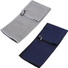 Yeanifeana 2Pcs Repeat Funny Golf Towel, Tri-Fold Portable Microfiber Fabric
