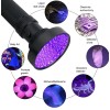 Unbranded UV Ultraviolet Light Flashlight Inspection 100 LED BlackLight 395nM