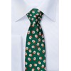 Retreez Men Skinny Woven Christmas Tie Santa 6 cm -