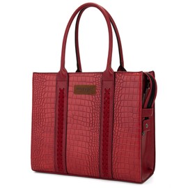 Montana West Wrangler Tote Bag Large Satchel with Zipper Top Handle Handbag for Women WG70-8317BRD