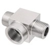 Yoebor Stainless Steel 304 Pipe Fitting Female Branch Tee, 1/4"