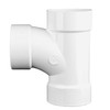 NDS 4P09 3-Way PVC Sanitary Tee Hub Solvent Weld Fitting,