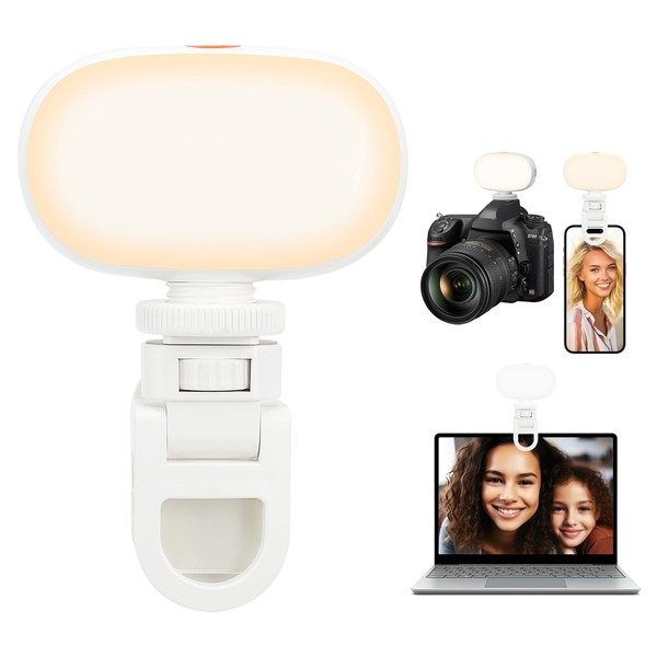 UCINNOVATE LED Selfie Light, Clip On Fill Light with 3