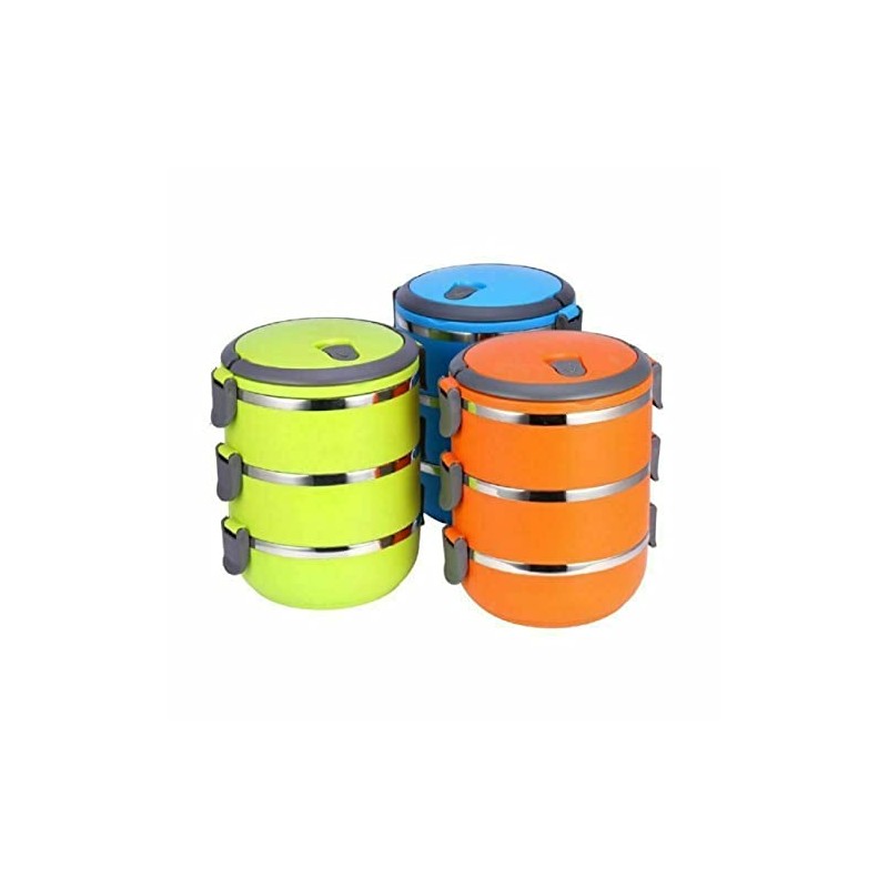 Copper Top - 3-Layer Stainless Steel Stackable Insulated Lunch Box