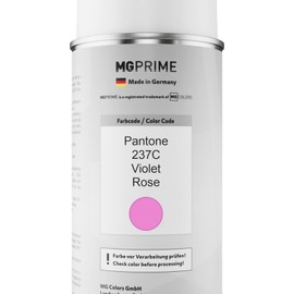 MG PRIME 2K Spraydosen Set Pantone 237C Violet/Rose glänzend Basislack 2 Komponenten Klarlack Sprühdose