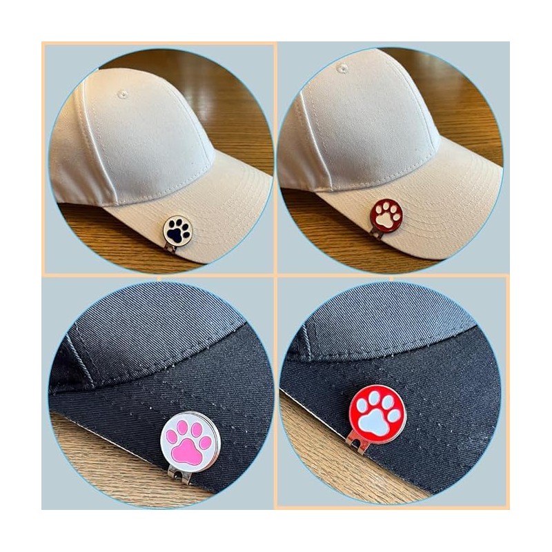 MZsplus Golf Marker, Paw Magnetic, Golf Marker with Hat Clip,