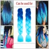 (2 Pack) 24"Ombre Jumbo Braiding Hair Extensions, MH MOIHSING High