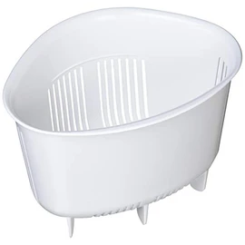 Squirrel Triangle Corner, White, W 7.9 x D 5.9 x H 5.8 inches (20 x 15 x 14.7 cm), Corner Pocket, Made in Japan