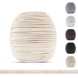EFIXS Venetian Blind Cord 2.2 mm - Natural - 10-25 Metres - Here: 10 Metres - Premium Blind Pull Cord - Replacement Cord for Wood, Bamboo and Aluminium Blinds - High-Quality Blind Cord