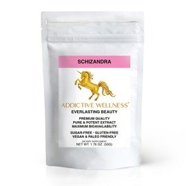 Addictive Wellness Schizandra Berry Extract Powder - Pure & Potent (50 Grams)