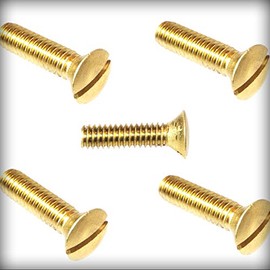 New Pack of 50 Pcs 6-32 x 3/4" inch Solid Brass Oval Head Hardware Machine Screws Kit Slotted Drive Set Warranity by Pr-Merchant