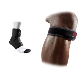 McDavid, Soporte para Tobillo con Correa 195 Deluxe  Correa de Soporte de Rodilla, Alivio del Dolor de tendón rotuliano Apoyo, tendinitis, Jumpers... 