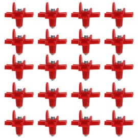 LT Easiyl 20Pcs Horizontal Chicken Nipples Waterer Automatic Poultry Nipples Chicken Waterer Nipples Horizontal Side Mount for Chicken Ducks Quail and Other Poultry