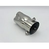 Love Heart Exhaust Tip 80mm Stainless Steel Car Straight Tail