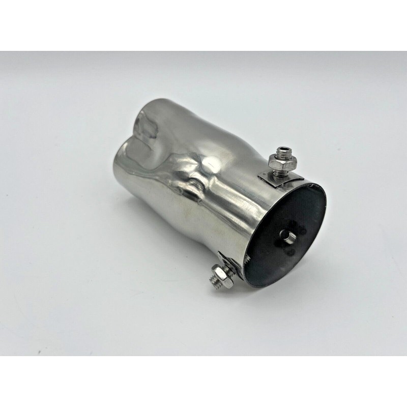 Love Heart Exhaust Tip 80mm Stainless Steel Car Straight Tail