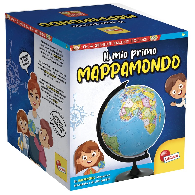 Lisciani Spiele I'm in Genius My First World Map, 100095