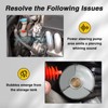 KPALAG 2PCS Power Steering Pump Rubber Inlet & Outlet O-Ring