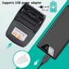 Bluetooth Thermal Printer 58mm Label Printer Pocket Printer 100‑240V for