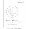 Westbrass Florestone Snap-In Shower Strainer, Oil Rubbed Bronze, D3191-12