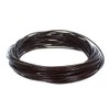 25 Yards of Solid Round 2mm Dark Brown Real and