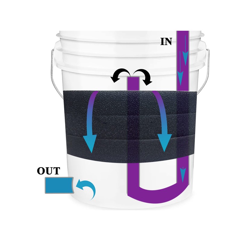 Aquarium Pond 5 Gallon Bucket DIY Bio Sponge Filter Media