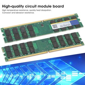 Beufee Módulos De Memoria De Escritorio, Placa De Módulo De Circuito, Placa De Circuito Impreso, Barra De Memoria para Computadora De Escritorio, DDR2, 4 GB, 800 MHz, PC2 6400, 1,8 V