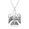Collar de plata de ley 925 Thunderbird - Colgante simbólico