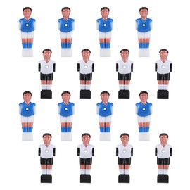 LIOOBO Resin Football Man Doll Foosball Replacement Part 16Pcs Resin Lovely Soccer Wear-Resistant Foosball Guys Foosball Table Soccer Men Football Table Player
