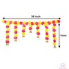Estationeryhouse marigold toran marigold Garland with bells door valence hanging