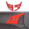 Moittellc Door Lock Switch Button Cover Trim Compatible with Chevy
