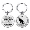 Alotozo Viking Wolf Keychain - Norse Viking Wolf Protection Gifts