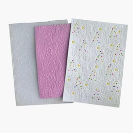 Arbuya Christmas Tree Background Plastic Embossing Folders for Card Making Christmas Background Embossing Tempplate for Scrapbooking Papaer Carfting-AFD164