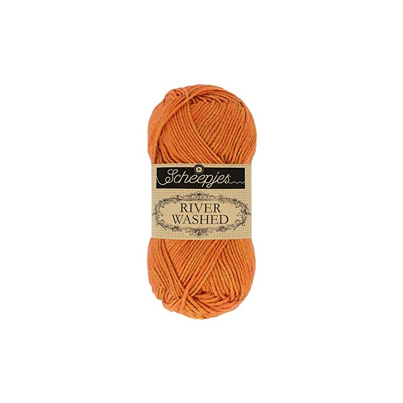Scheepjes River Washed 1x50g - 961 Mersey Yellow and Orange
