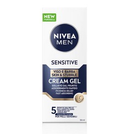 Nivea Men Sensitive Skin & Stubble Cream Gel 50ml