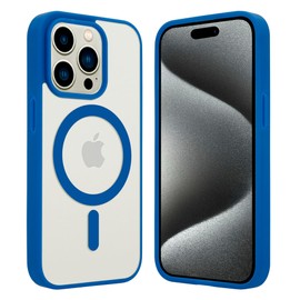 MR. GADGETS Funda Case Transparente Estuche Silicona Magnético [Carga Inalambrica] Máxima Protección, Bordes de Color Mate, Ajuste Delgado, para...   
