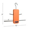 Kettle Moraine Recycled Single Oriole Orange Fruit Stick Feeder