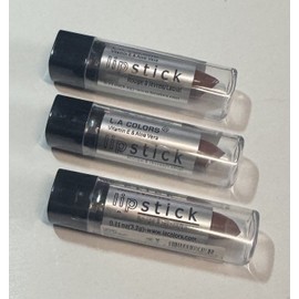 L.A. Colors Rich Caramel Lipstick LIPC383 Vitamin E & Aloe Vera, Pack of 3