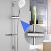 Littleliving Shower Hooks for 30mm Diameter Slide Bar (30mm) (30mm)