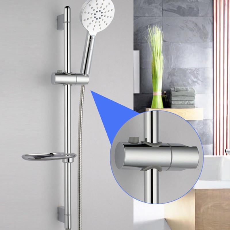 Littleliving Shower Hooks for 30mm Diameter Slide Bar (30mm) (30mm)