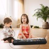 M SANMERSEN Kids Piano Keyboard with Microphone, Portable Electronic Keyboard