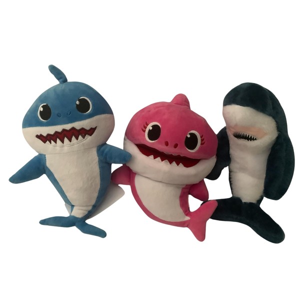 Weighted stuffed animal, plush sharks with 2 lbs, plush washable