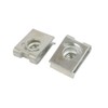 sourcingmap Fit M6 Screw Manganese Steel U Clip Nut Silver