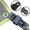 Naisfei 30 Pcs Adjustable Heavy Duty Lock Grip for Tarp