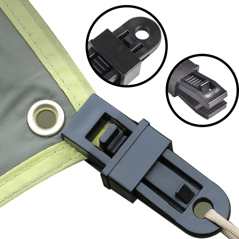 Naisfei 30 Pcs Adjustable Heavy Duty Lock Grip for Tarp
